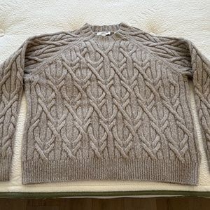 VINCE Cashmere Blend Tan Sweater